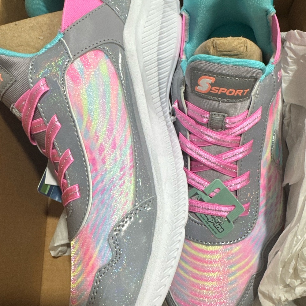 S Sport Glitter Sneakers